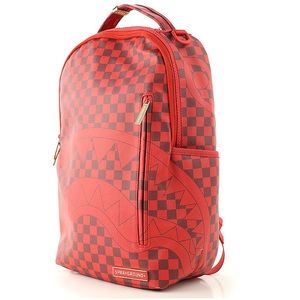 Sharks in Paris Red Checkered Edition Sprayground